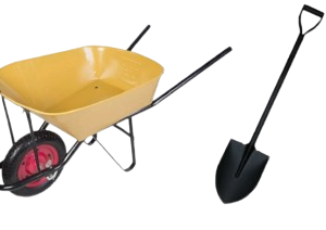 CARRETILLA 90 LTS + 2 PALAS